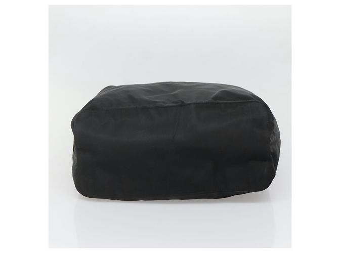 PRADA Borsa a mano in nylon nera Auth bs28060 Nero - vista 5