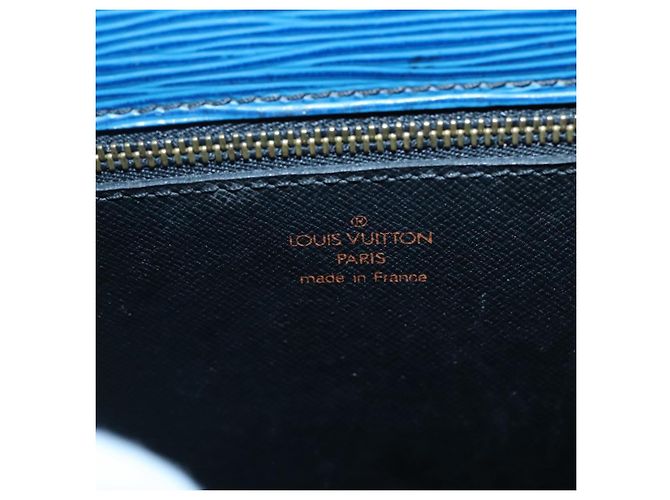 LOUIS VUITTON Borsa a Spalla Epi Saint Cloud GM Blu Toledo M52195 LV Auth BA4032 - vista 21