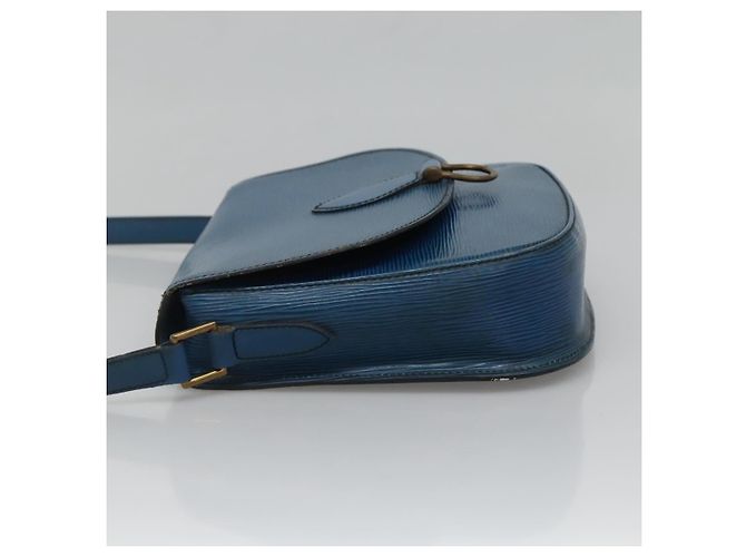 LOUIS VUITTON Borsa a Spalla Epi Saint Cloud GM Blu Toledo M52195 LV Auth BA4032 - vista 3