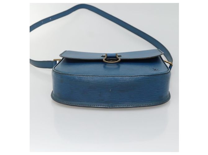 LOUIS VUITTON Borsa a Spalla Epi Saint Cloud GM Blu Toledo M52195 LV Auth BA4032 - vista 5