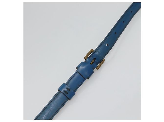 LOUIS VUITTON Borsa a Spalla Epi Saint Cloud GM Blu Toledo M52195 LV Auth BA4032 - vista 7