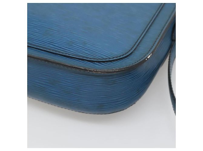 LOUIS VUITTON Borsa a Spalla Epi Saint Cloud GM Blu Toledo M52195 LV Auth BA4032 - vista 8