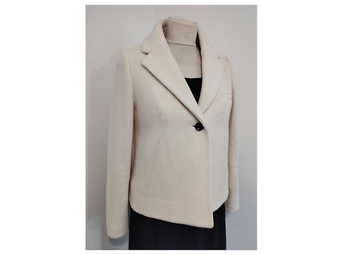 Ba&sh Short Wool Peacoat Size XS/S Eggshell - view 17