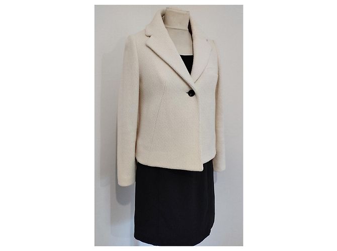 Ba&sh Short Wool Peacoat Size XS/S Eggshell - view 19