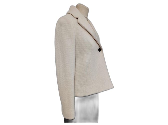 Ba&sh Short Wool Peacoat Size XS/S Eggshell - view 2