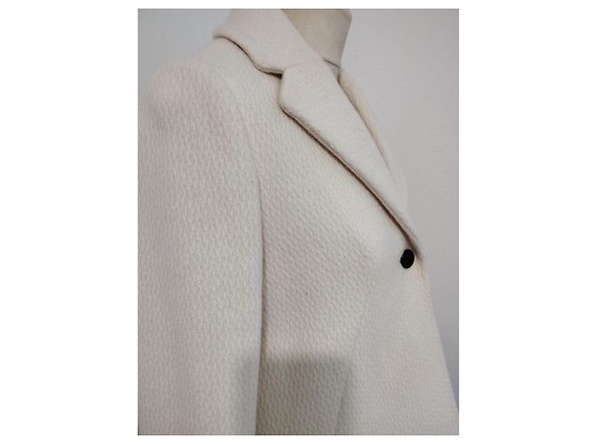 Ba&sh Short Wool Peacoat Size XS/S Eggshell - view 21