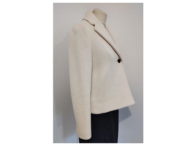 Ba&sh Short Wool Peacoat Size XS/S Eggshell - view 3