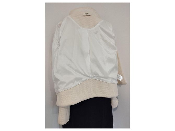 Ba&sh Short Wool Peacoat Size XS/S Eggshell - view 9