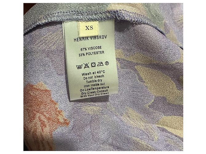 Henrik Vibskov Bulkhead Kleid Multi Vogel Blumen Mehrfarben - Ansicht 10