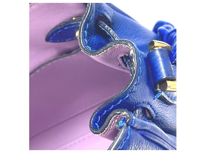Borsa a spalla a catena reversibile con logo Medusa di Versace Blu - vista 16
