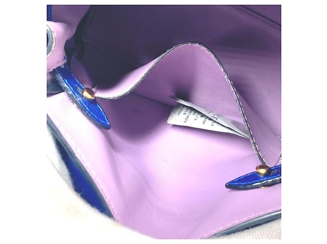 Borsa a spalla a catena reversibile con logo Medusa di Versace Blu - vista 17