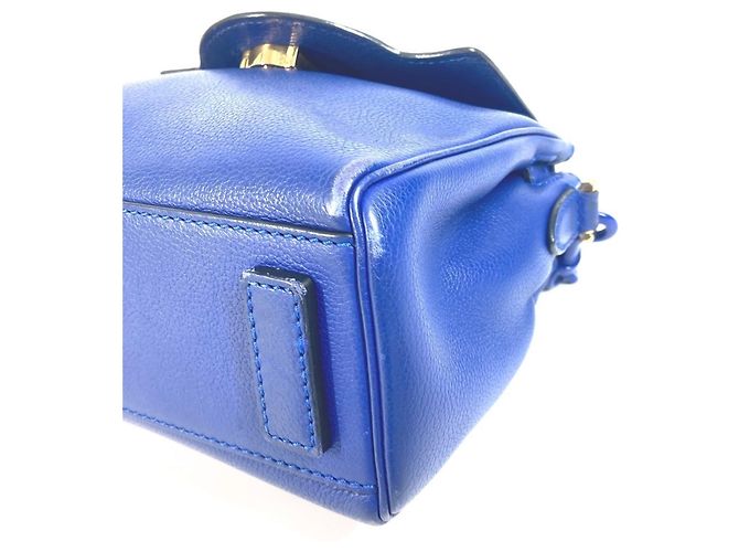 Borsa a spalla a catena reversibile con logo Medusa di Versace Blu - vista 6