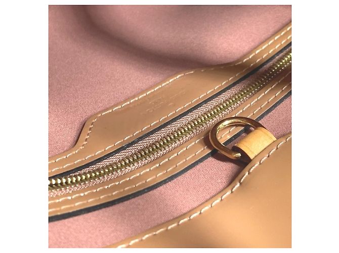 Louis Vuitton Monogram Vernis Catalina BB Handtasche Pink Beige - Ansicht 12