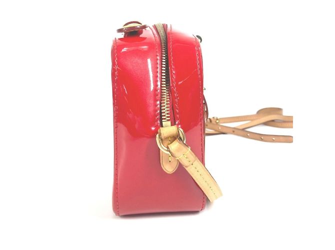 Borsa Louis Vuitton Santa Monica Monogram Vernis Rosso Fuschia - vista 3