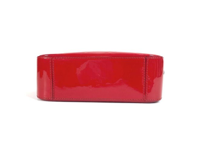 Borsa Louis Vuitton Santa Monica Monogram Vernis Rosso Fuschia - vista 5