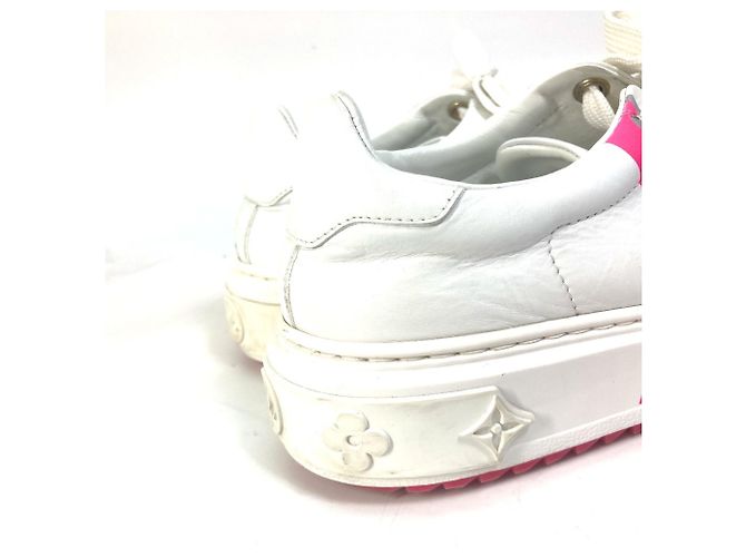 Sneakers con lacci Time Out di Louis Vuitton Rosa Bianco - vista 10
