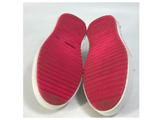 Sneakers con lacci Time Out di Louis Vuitton Rosa Bianco - vista 12