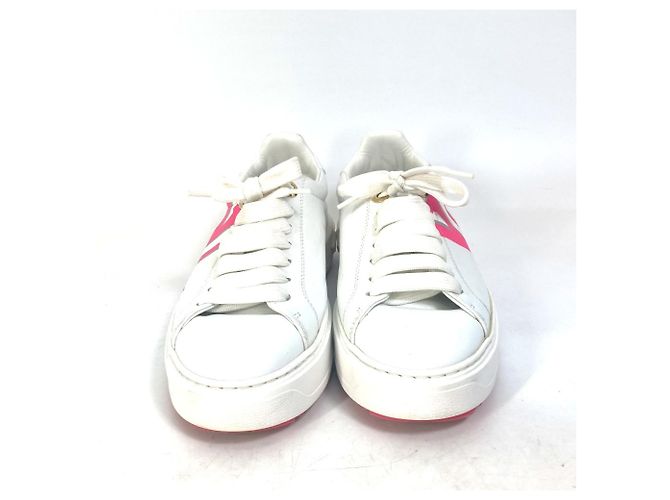 Sneakers con lacci Time Out di Louis Vuitton Rosa Bianco - vista 2