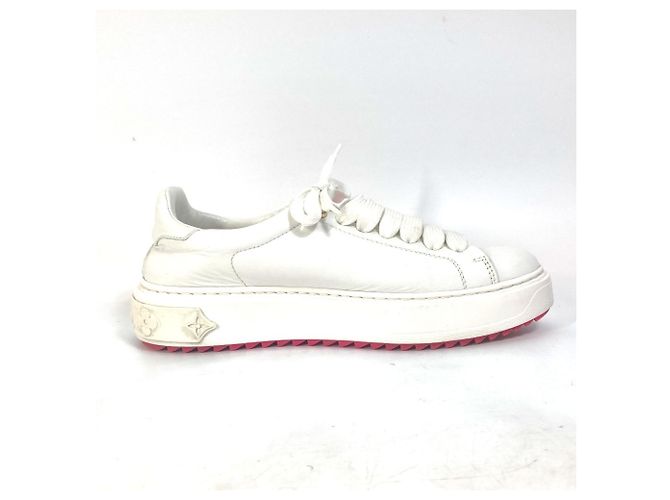 Sneakers con lacci Time Out di Louis Vuitton Rosa Bianco - vista 7