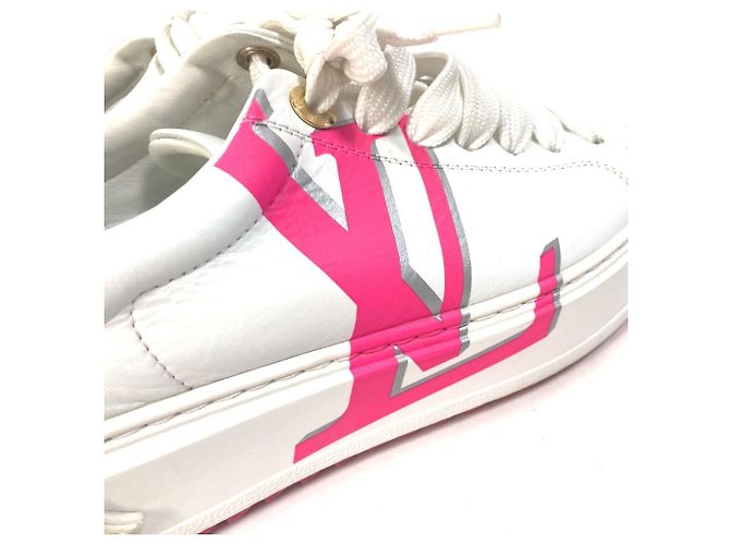 Sneakers con lacci Time Out di Louis Vuitton Rosa Bianco - vista 9