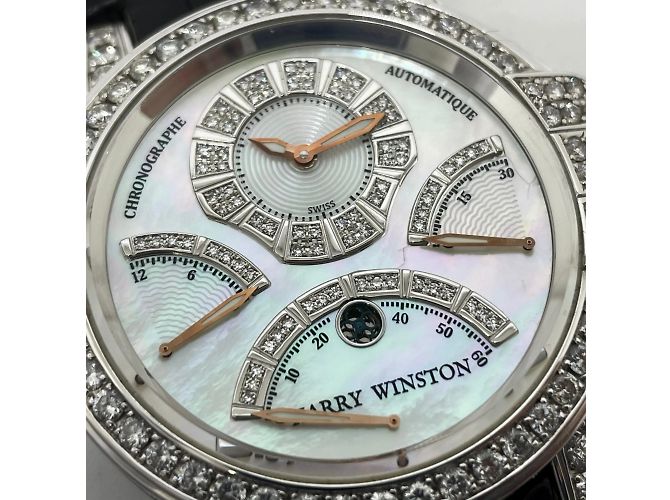 Orologio automatico Harry Winston Ocean Chrono Triple Retrogrado - vista 13