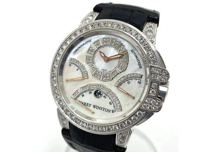 Orologio automatico Harry Winston Ocean Chrono Triple Retrogrado - vista 2