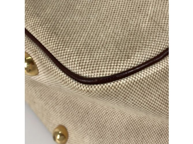 Borsa a tracolla Victoria Square di Hermès Marrone Beige - vista 10