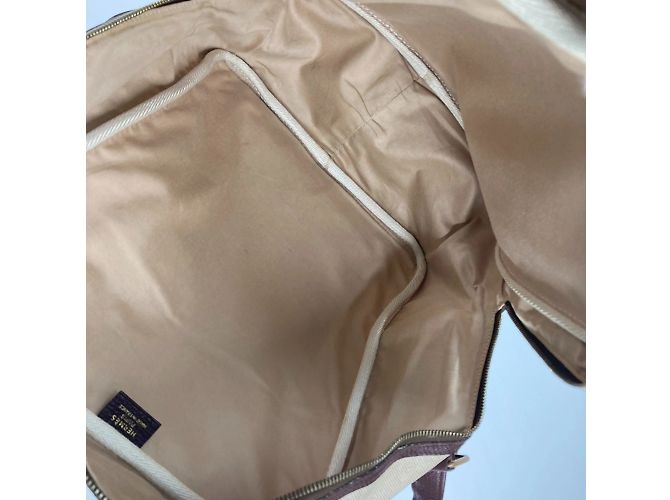 Borsa a tracolla Victoria Square di Hermès Marrone Beige - vista 12