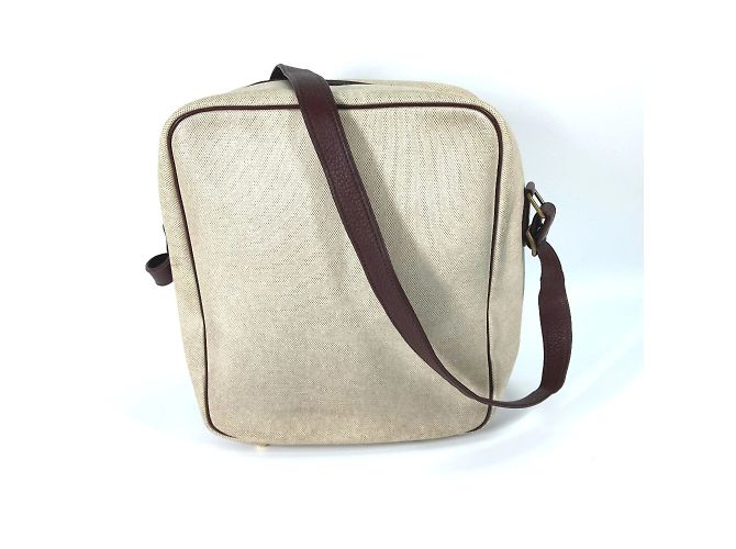 Borsa a tracolla Victoria Square di Hermès Marrone Beige - vista 4