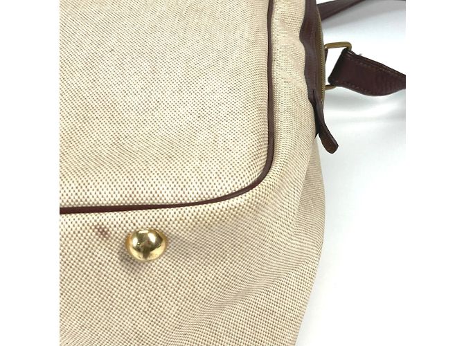 Borsa a tracolla Victoria Square di Hermès Marrone Beige - vista 6