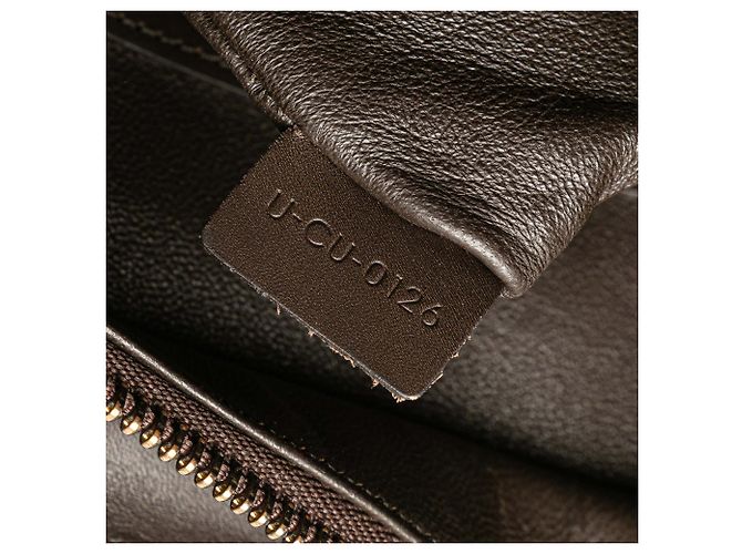 Céline Celine Tote Luggage in Nubuck Tricolore Bianco e Pelle di Vitello - vista 6