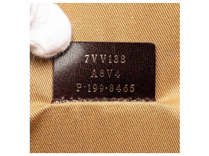 Fendi Braun Zucca beschichtete Canvas Karligraphy Reisetasche - Ansicht 6