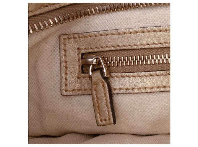 Borsa a tracolla Bree Guccissima piccola in oro di Gucci - vista 7