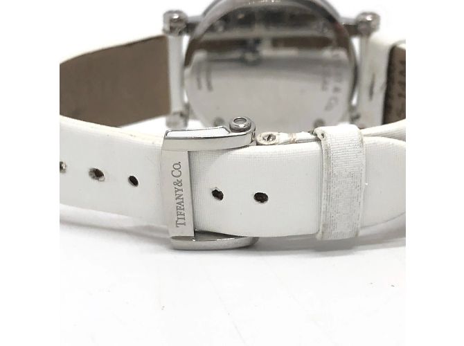 Relógio de quartzo com data Tiffany & Co. Atlas Prata - vista 9