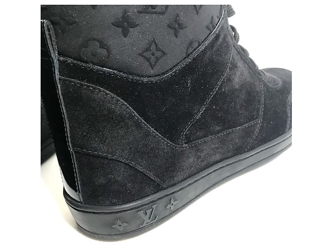 Sneakers alte Monogram Louis Vuitton Nero - vista 11