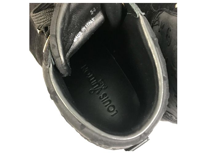 Sneakers alte Monogram Louis Vuitton Nero - vista 13