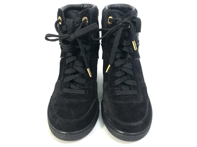 Sneakers alte Monogram Louis Vuitton Nero - vista 2