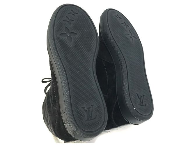 Sneakers alte Monogram Louis Vuitton Nero - vista 6