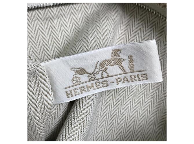 Borsa/Pochette Multiuso Hermès Fourbee 25 Beige - vista 14