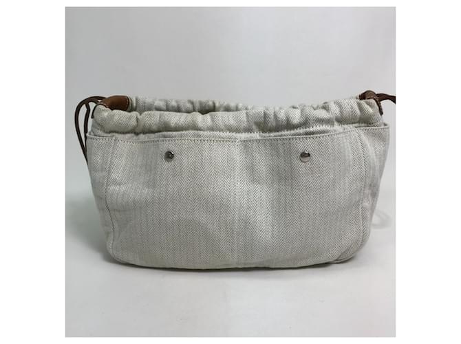 Borsa/Pochette Multiuso Hermès Fourbee 25 Beige - vista 2