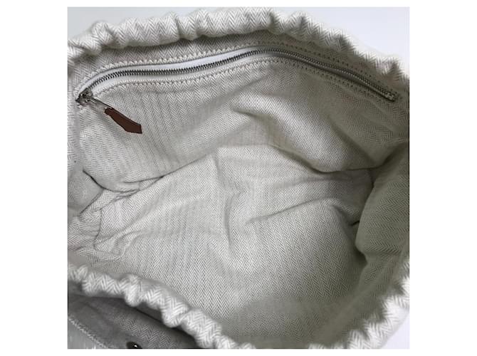 Borsa/Pochette Multiuso Hermès Fourbee 25 Beige - vista 9