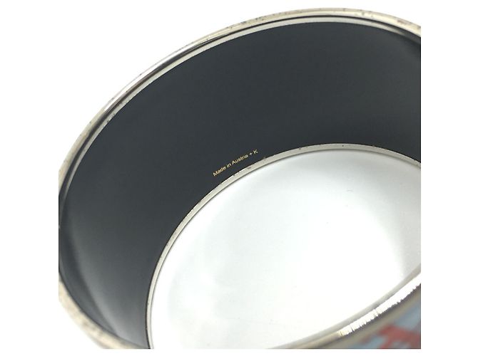 Bracciale in smalto cloisonné TGM Hermès per uomini Arancione - vista 7