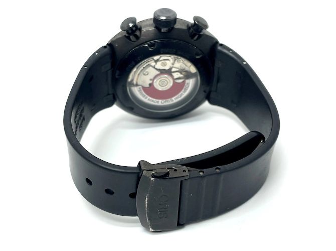 Oris 7611 Chronograph TT3 Automatic Watch Black - view 7