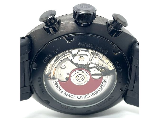 Oris 7611 Chronograph TT3 Automatic Watch Black - view 8