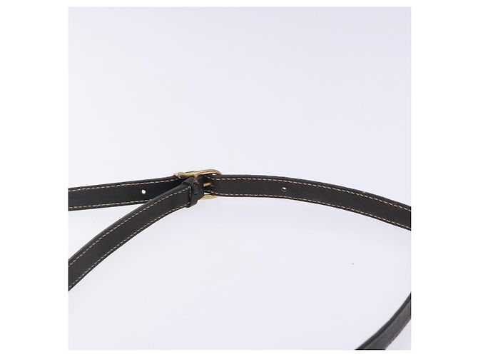 Céline Borsa a Spalla CELINE in Pelle Nera e Oro Auth bs28139 Nero D'oro - vista 14