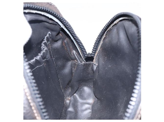 Céline Borsa a Spalla CELINE in Pelle Nera e Oro Auth bs28139 Nero D'oro - vista 19