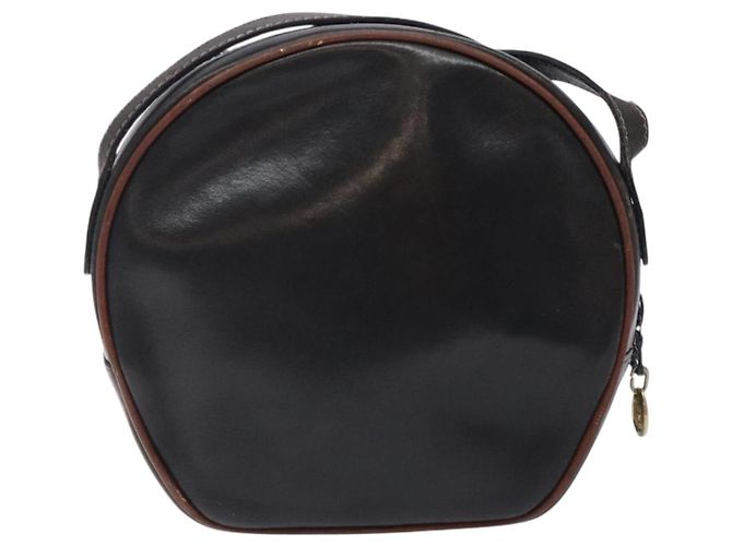 Céline Borsa a Spalla CELINE in Pelle Nera e Oro Auth bs28139 Nero D'oro - vista 2