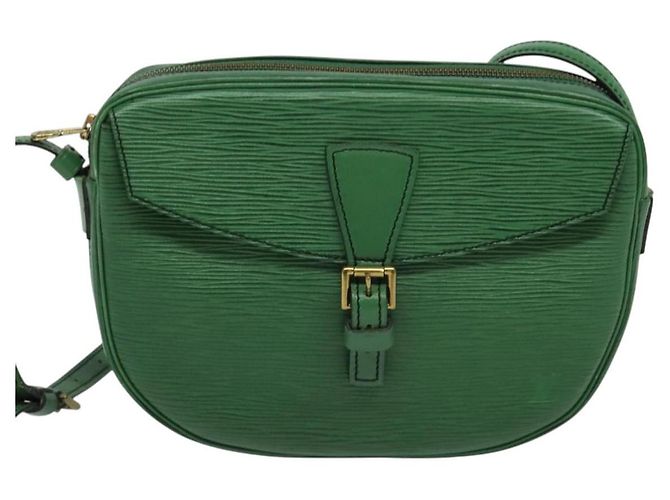 LOUIS VUITTON Borsa a Spalla Epi Jeune Fille MM Verde M52154 LV Auth yk18866 - vista 13