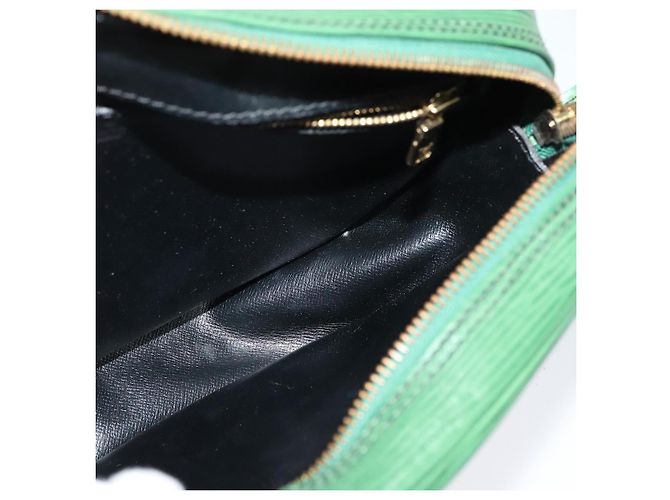LOUIS VUITTON Borsa a Spalla Epi Jeune Fille MM Verde M52154 LV Auth yk18866 - vista 21