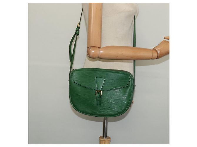 LOUIS VUITTON Borsa a Spalla Epi Jeune Fille MM Verde M52154 LV Auth yk18866 - vista 23